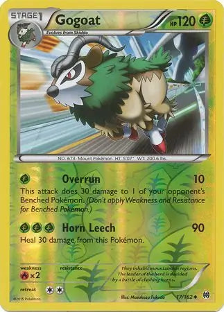 Gogoat 17/162 (XY - BREAKthrough)  - Reverse Holofoil | Good Games Adelaide SA
