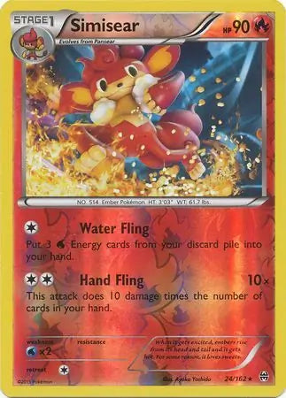 Simisear 24/162 (XY - BREAKthrough)  - Reverse Holofoil | Good Games Adelaide SA