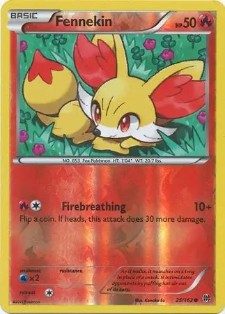 Fennekin 25/162 (XY - BREAKthrough)  - Reverse Holofoil | Good Games Adelaide SA