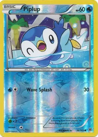Piplup 36/162 (XY - BREAKthrough)  - Reverse Holofoil | Good Games Adelaide SA