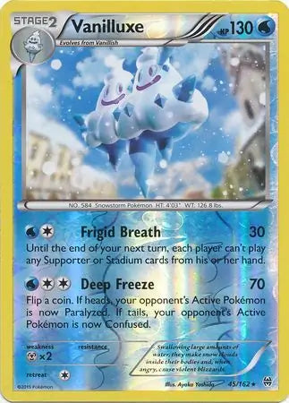 Vanilluxe 45/162 (XY - BREAKthrough)  - Reverse Holofoil | Good Games Adelaide SA