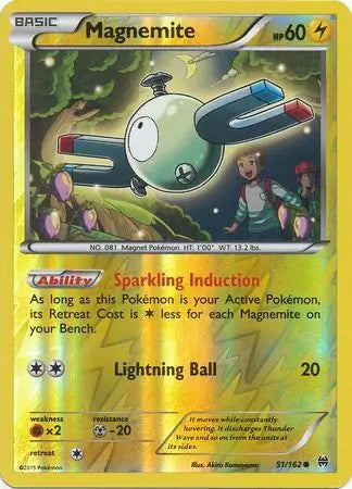 Magnemite 51/162 (XY - BREAKthrough)  - Reverse Holofoil | Good Games Adelaide SA