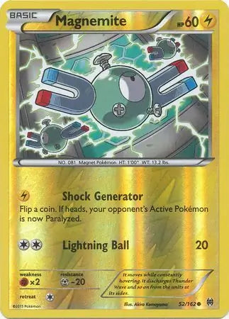 Magnemite 52/162 (XY - BREAKthrough)  - Reverse Holofoil | Good Games Adelaide SA