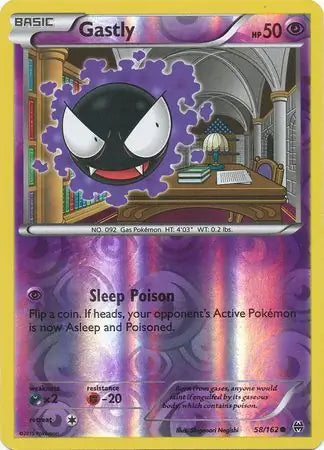 Gastly 58/162 (XY - BREAKthrough)  - Reverse Holofoil | Good Games Adelaide SA