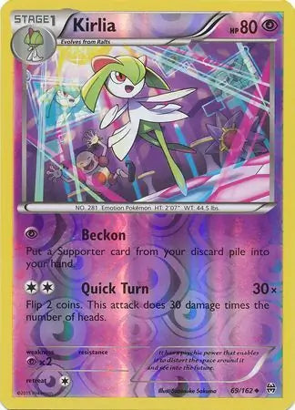 Kirlia 69/162 (XY - BREAKthrough)  - Reverse Holofoil | Good Games Adelaide SA
