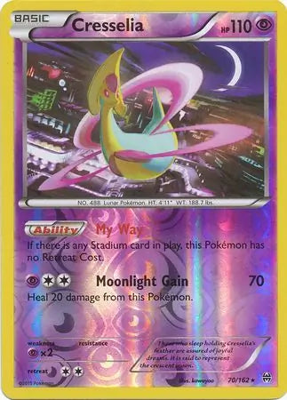 Cresselia 70/162 (XY - BREAKthrough)  - Reverse Holofoil | Good Games Adelaide SA