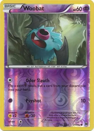 Woobat 71/162 (XY - BREAKthrough)  - Reverse Holofoil | Good Games Adelaide SA