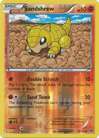 Sandshrew 75/162 (XY - BREAKthrough)  - Reverse Holofoil | Good Games Adelaide SA