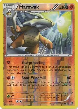 Marowak 78/162 (XY - BREAKthrough)  - Reverse Holofoil | Good Games Adelaide SA