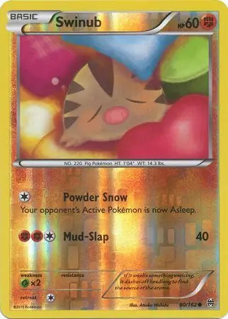 Swinub 80/162 (XY - BREAKthrough)  - Reverse Holofoil | Good Games Adelaide SA