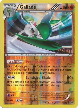 Gallade 84/162 (XY - BREAKthrough)  - Reverse Holofoil | Good Games Adelaide SA
