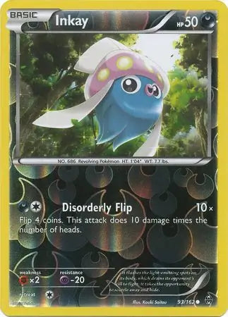 Inkay 93/162 (XY - BREAKthrough)  - Reverse Holofoil | Good Games Adelaide SA