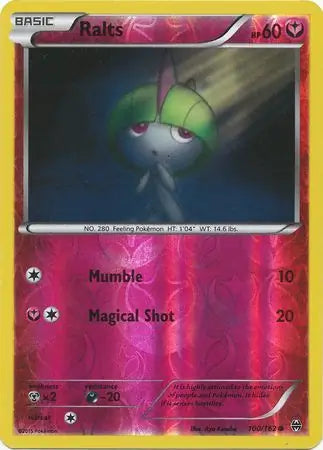 Ralts 100/162 (XY - BREAKthrough)  - Reverse Holofoil | Good Games Adelaide SA