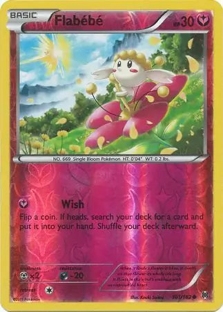 Flabebe 101/162 (XY - BREAKthrough)  - Reverse Holofoil | Good Games Adelaide SA