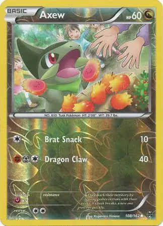 Axew 108/162 (XY - BREAKthrough)  - Reverse Holofoil | Good Games Adelaide SA