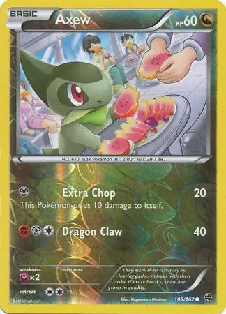 Axew 109/162 (XY - BREAKthrough)  - Reverse Holofoil | Good Games Adelaide SA