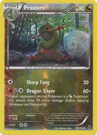 Fraxure 110/162 (XY - BREAKthrough)  - Reverse Holofoil | Good Games Adelaide SA