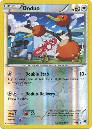 Doduo 116/162 (XY - BREAKthrough)  - Reverse Holofoil | Good Games Adelaide SA