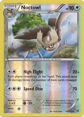 Noctowl 120/162 (XY - BREAKthrough)  - Reverse Holofoil | Good Games Adelaide SA