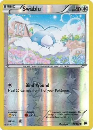 Swablu 124/162 (XY - BREAKthrough)  - Reverse Holofoil | Good Games Adelaide SA