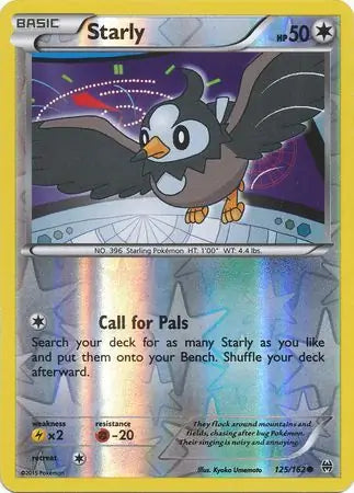 Starly 125/162 (XY - BREAKthrough)  - Reverse Holofoil | Good Games Adelaide SA
