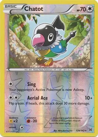 Chatot 128/162 (XY - BREAKthrough)  - Reverse Holofoil | Good Games Adelaide SA