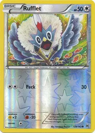 Rufflet 129/162 (XY - BREAKthrough)  - Reverse Holofoil | Good Games Adelaide SA