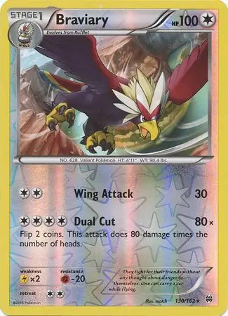 Braviary 130/162 (XY - BREAKthrough)  - Reverse Holofoil | Good Games Adelaide SA