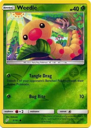 Weedle 2/181 (SM - Team Up)  - Reverse Holofoil | Good Games Adelaide SA