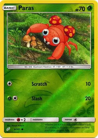 Paras 6/181 (SM - Team Up)  - Reverse Holofoil | Good Games Adelaide SA