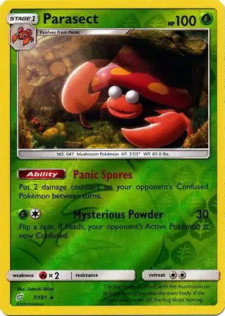 Parasect 7/181 (SM - Team Up)  - Reverse Holofoil | Good Games Adelaide SA
