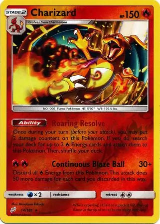 Charizard 14/181 (SM - Team Up)  - Reverse Holofoil | Good Games Adelaide SA
