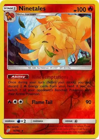 Ninetales 16/181 (SM - Team Up)  - Reverse Holofoil | Good Games Adelaide SA