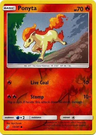Ponyta 17/181 (SM - Team Up)  - Reverse Holofoil | Good Games Adelaide SA