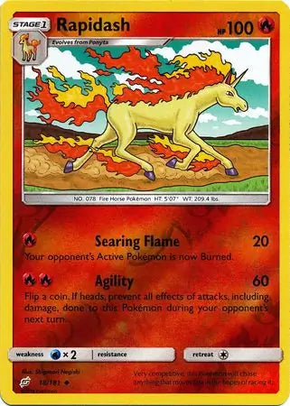 Rapidash 18/181 (SM - Team Up)  - Reverse Holofoil | Good Games Adelaide SA