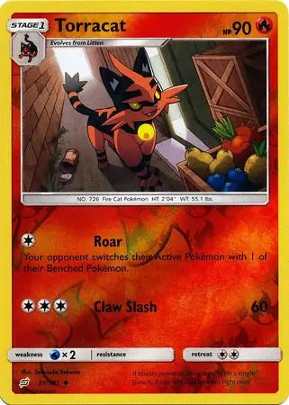 Torracat 21/181 (SM - Team Up)  - Reverse Holofoil | Good Games Adelaide SA