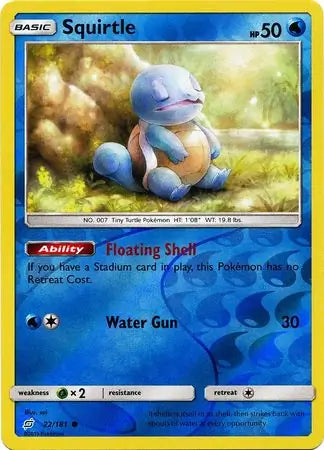 Squirtle 22/181 (SM - Team Up)  - Reverse Holofoil | Good Games Adelaide SA