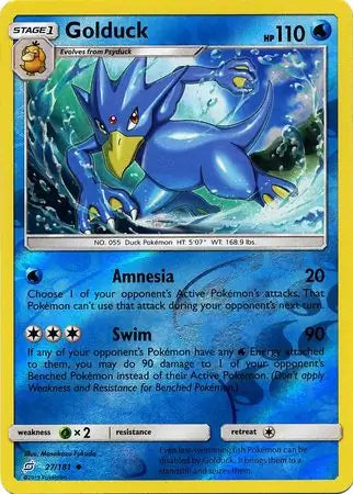 Golduck 27/181 (SM - Team Up)  - Reverse Holofoil | Good Games Adelaide SA