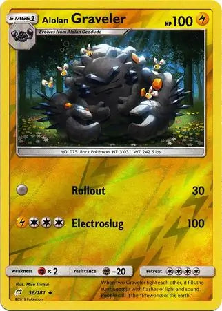 Alolan Graveler 36/181 (SM - Team Up)  - Reverse Holofoil | Good Games Adelaide SA