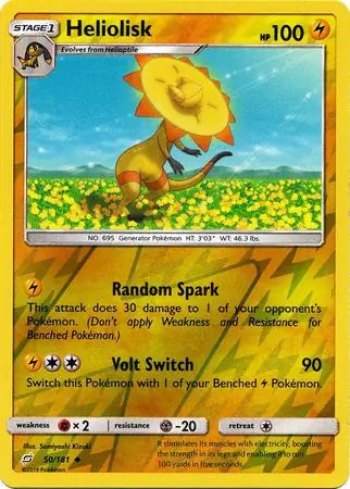 Heliolisk 50/181 (SM - Team Up)  - Reverse Holofoil | Good Games Adelaide SA