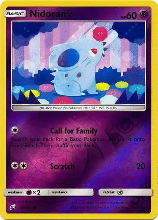 Nidoran F 54/181 (SM - Team Up)  - Reverse Holofoil | Good Games Adelaide SA
