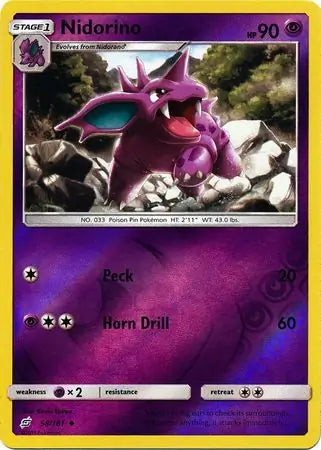 Nidorino 58/181 (SM - Team Up)  - Reverse Holofoil | Good Games Adelaide SA