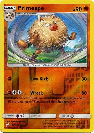 Primeape 72/181 (SM - Team Up)  - Reverse Holofoil | Good Games Adelaide SA