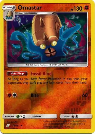 Omastar 76/181 (SM - Team Up)  - Reverse Holofoil | Good Games Adelaide SA
