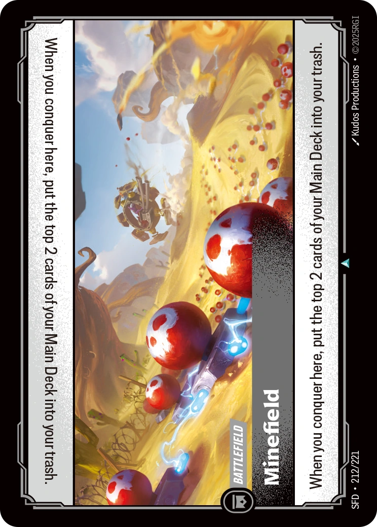Minefield 212/221 (Spiritforged)  - Foil | Good Games Adelaide SA