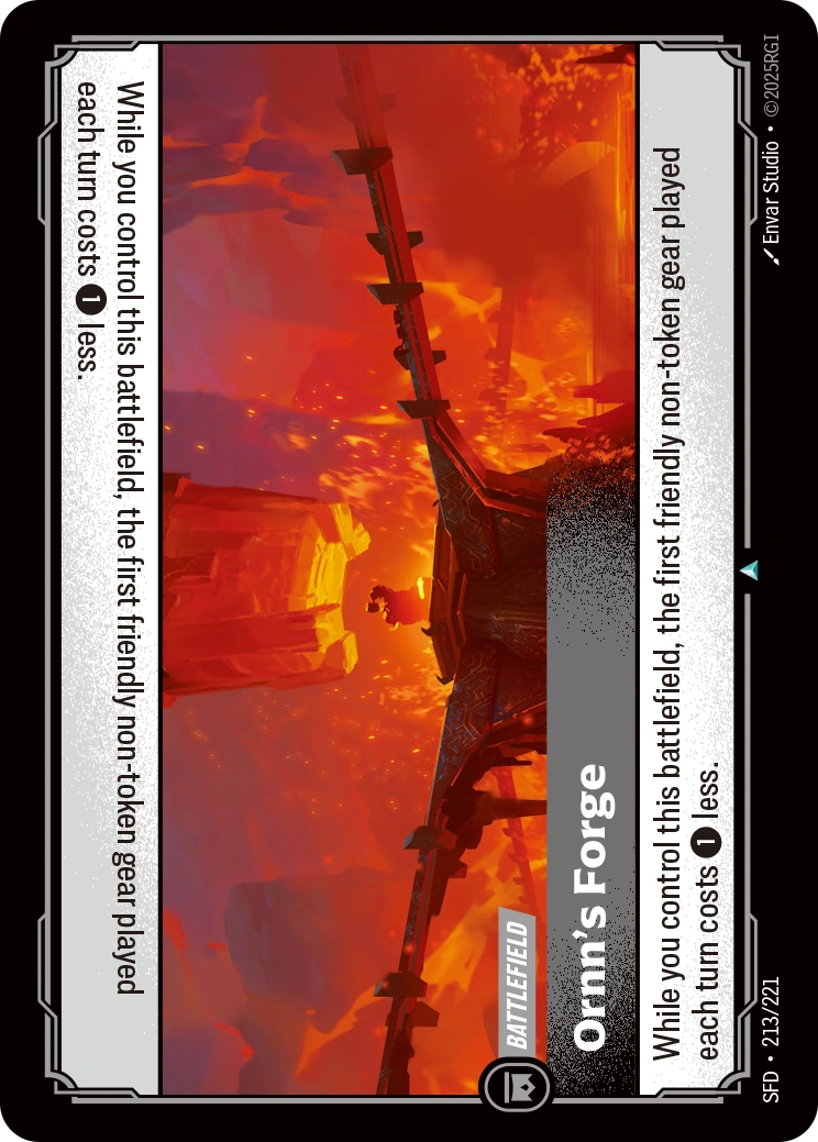 Ornn's Forge 213/221 (Spiritforged)  - Foil | Good Games Adelaide SA