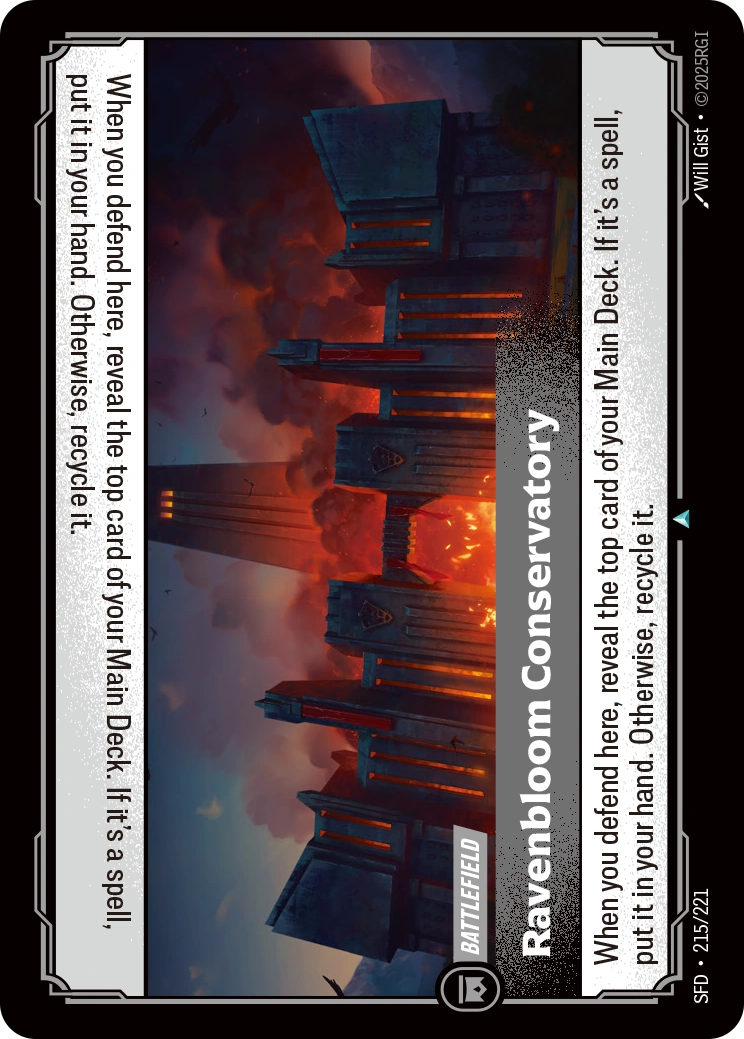 Ravenbloom Conservatory 215/221 (Spiritforged)  - Foil | Good Games Adelaide SA
