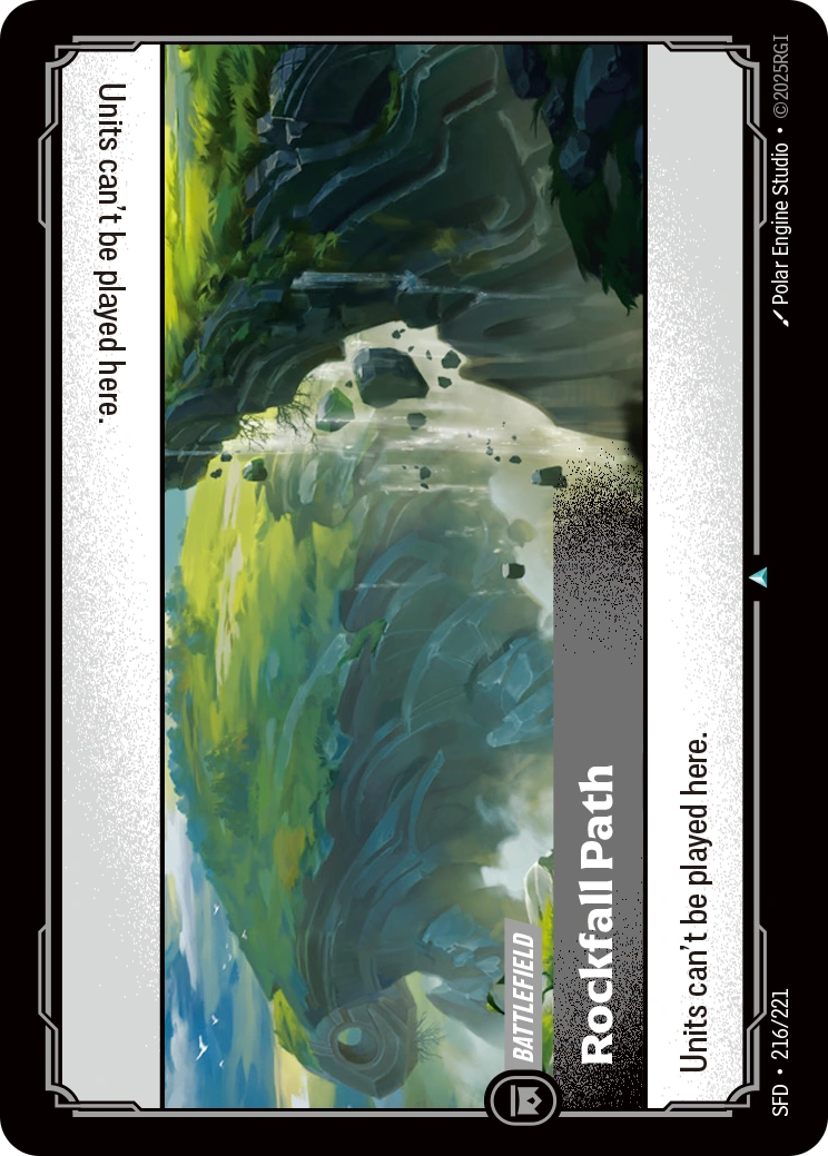 Rockfall Path 216/221 (Spiritforged)  - Foil | Good Games Adelaide SA