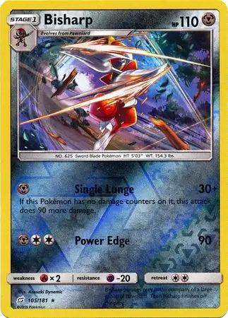 Bisharp 105/181 (SM - Team Up)  - Reverse Holofoil | Good Games Adelaide SA