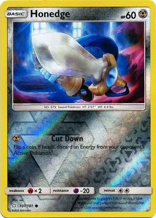 Honedge 107/181 (SM - Team Up)  - Reverse Holofoil | Good Games Adelaide SA